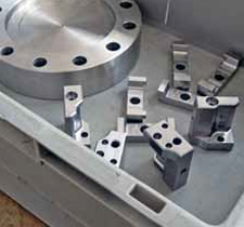 Workpieces during plasma nitriding